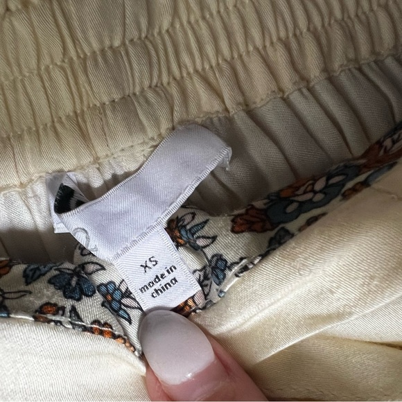 Nordstrom DR2 Bohemian Soft Wide Leg Crop Pants pajama bottoms Size XS - Picture 4 of 4